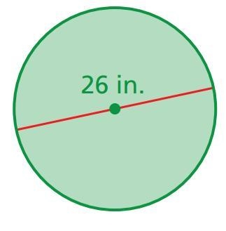 Find the area of the circle. DO NOT ROUND what is the area?-example-1