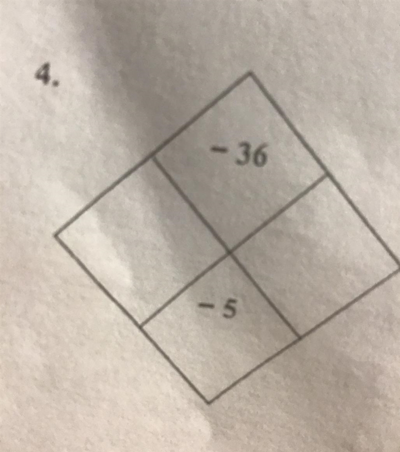 The diamond method product in top and sum on the bottom-example-1