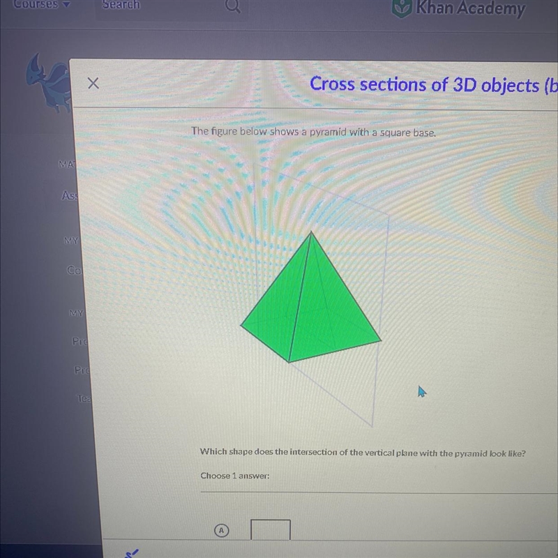 I need help phase 15 points A. Rectangle B. Triangle C hexagon D. Square-example-1