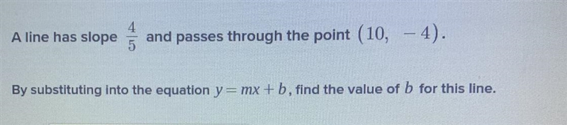 Find the value of b for this line-example-1