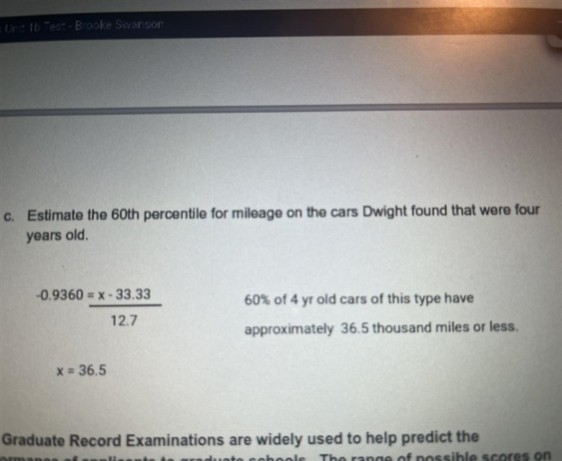 Does this look right to anyone? Btw the miles on the 4 year old car are -0.9360-example-1