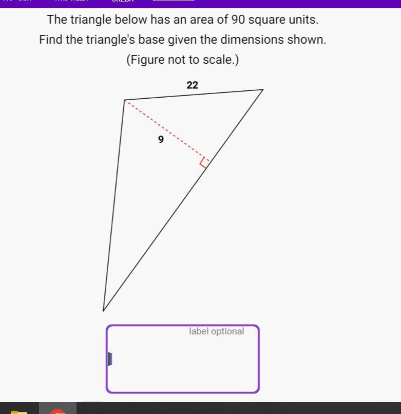 Help me with the dementions of this triangle-example-1