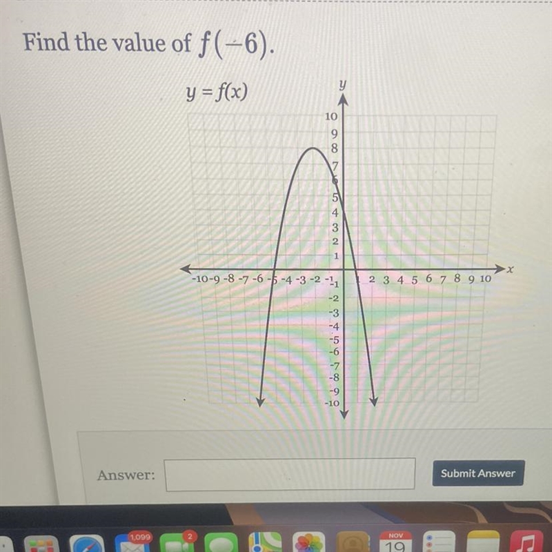 Find the value of f(-6)-example-1