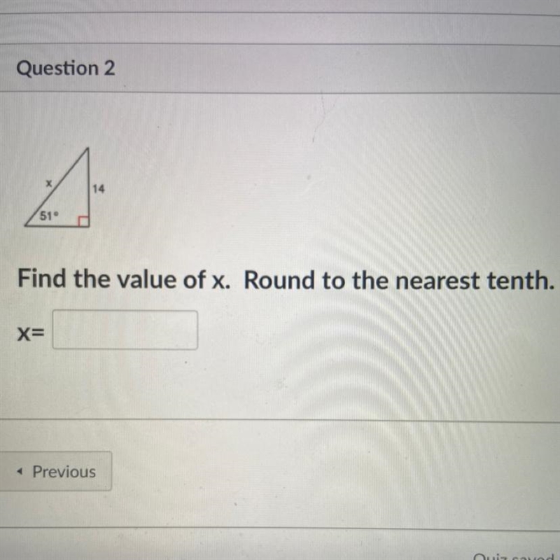 Х1451°Find the value of x. Round to the nearest tenth.x=-example-1