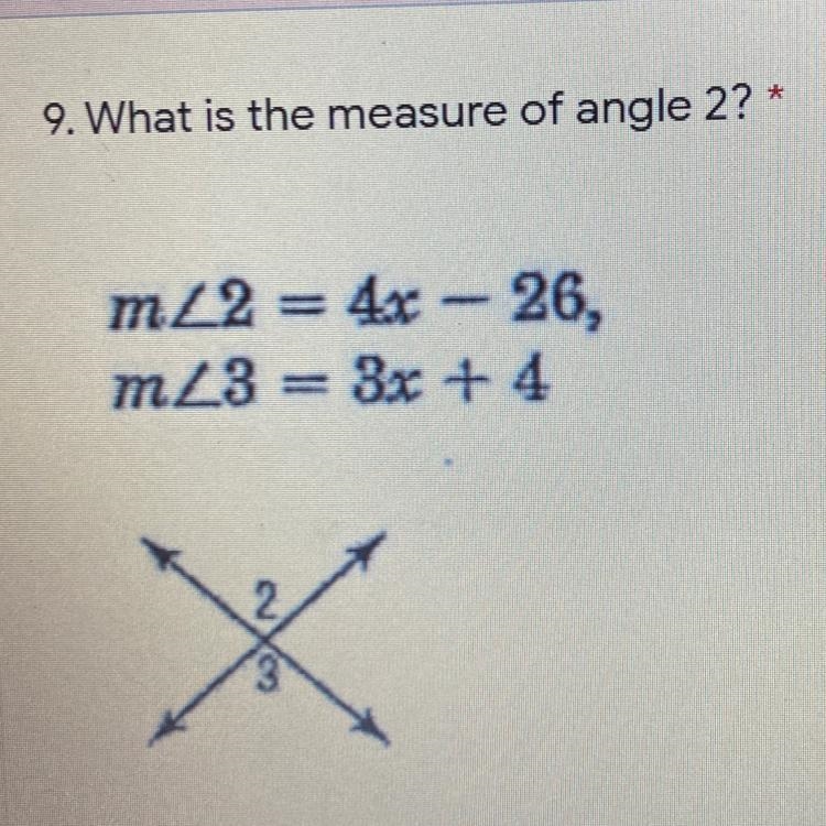 Answer choices: 30 degrees 124 degrees 94 degrees 35 degrees-example-1