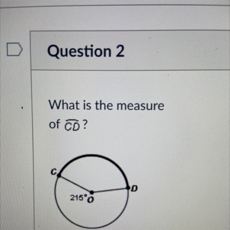 What is the measure of CD?-example-1