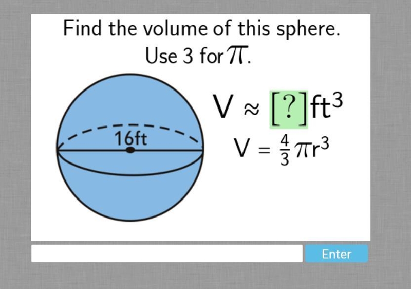 Volume of Spheres Volume of Spheres-example-1