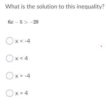 What is the solution to this inequality?-example-1