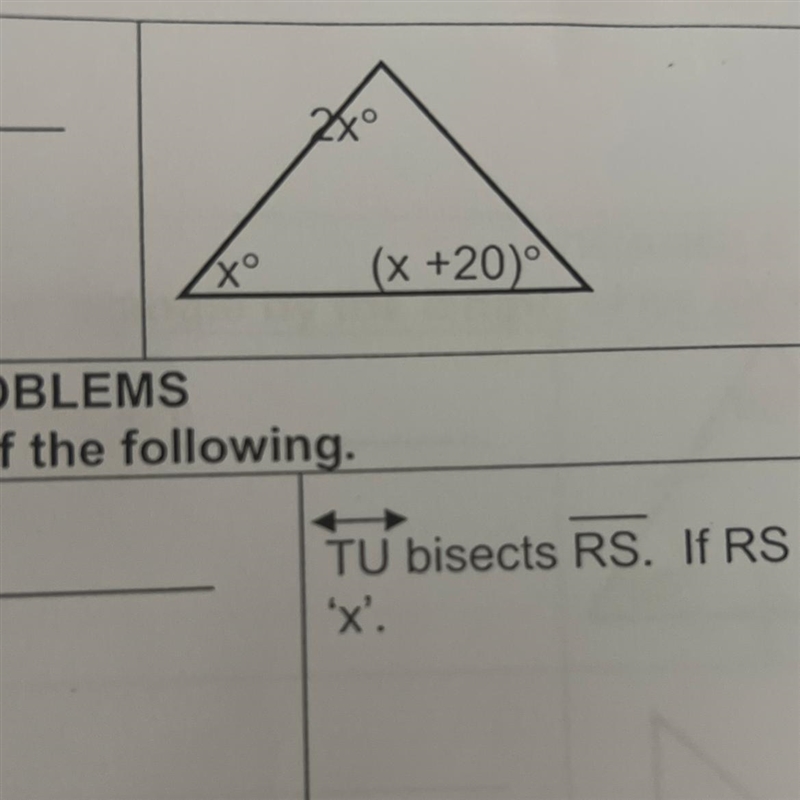 Find the value of “x”??? need help ASAP!!!-example-1