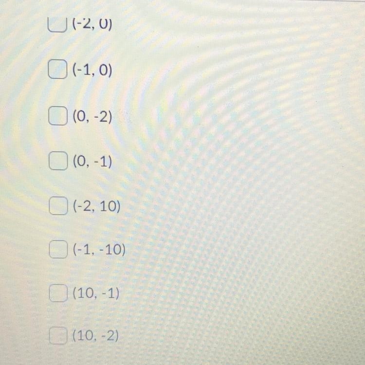 Select the correct solutions for the system of equations: 10x+y=-20 y=2x^2-4x-16-example-1