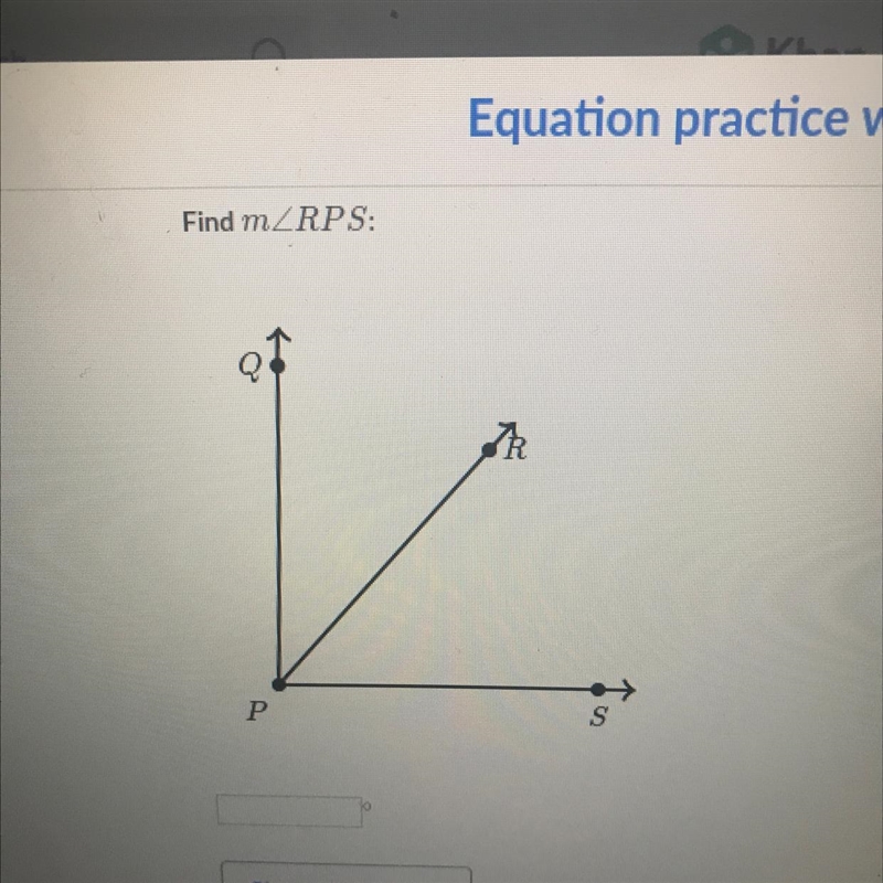 MZQPS = 88 mZRPS = 5x + 34° mZQPR = 8x + 15 ° Find mZRPS:-example-1