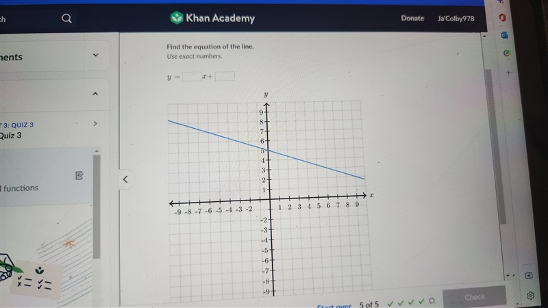 Find the equation of the line-example-1