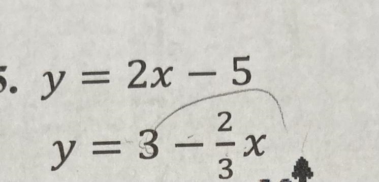 Solve each system of equations by graphing. If the system does not not have exactly-example-1