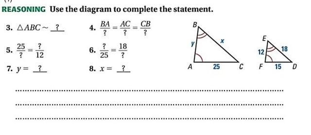 Use The diagram to complete the statement​-example-1