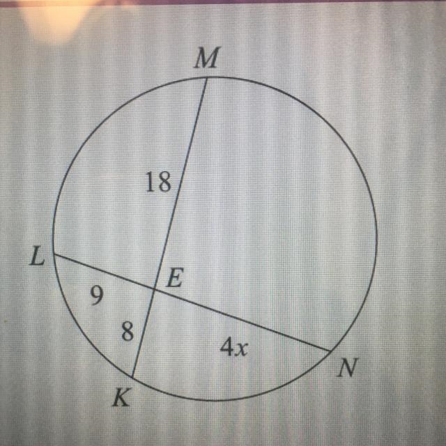 Find the measure of line segment EN. A 15 B 16 C 14 D 13-example-1