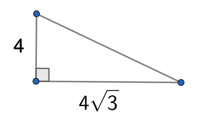 Find the missing side of the right triangle.-example-1