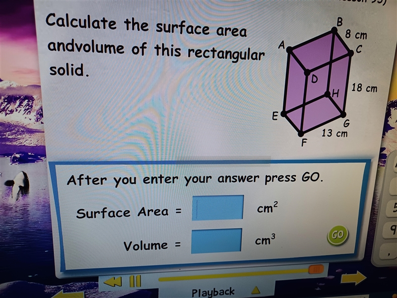 Surface area= Volume = Help me please thanks-example-1