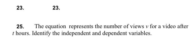 How do I solve this!! Quick and urgent (23. Is the number for the equation)-example-1