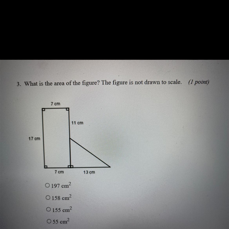 A. 197 cm B. 158 cm C. 155 cm D. 55 cm-example-1