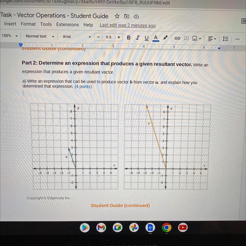 Part 2: Determine an expression that produces a given resultant vector.Write an expression-example-1