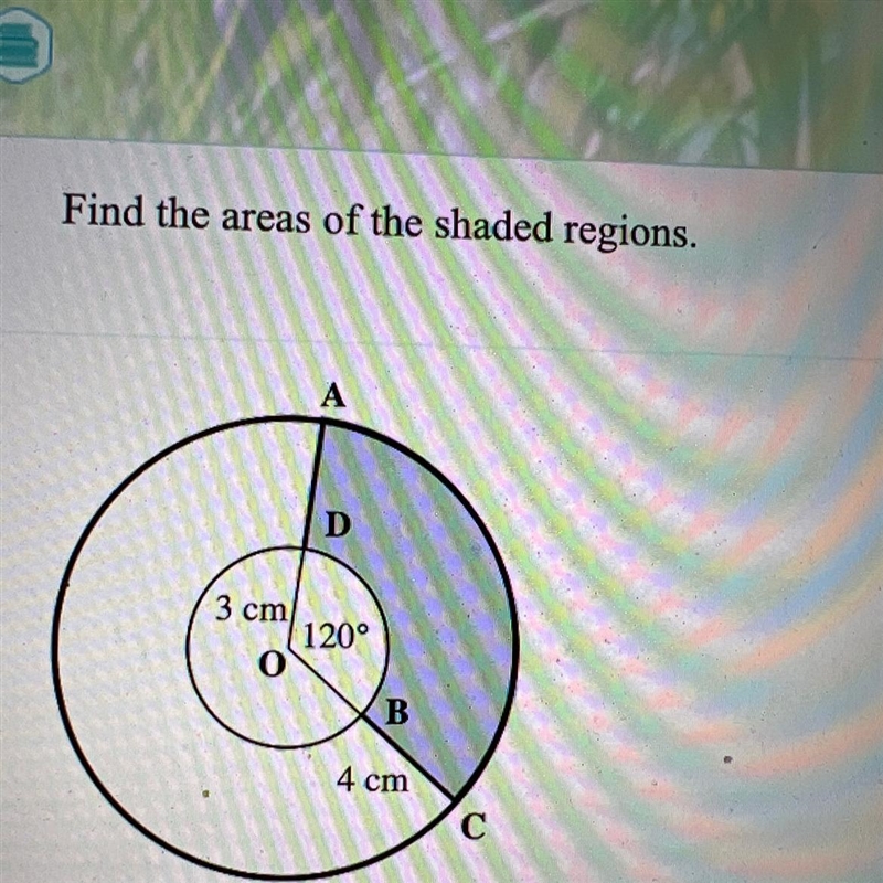 Find the areas of the shaded regions.-example-1