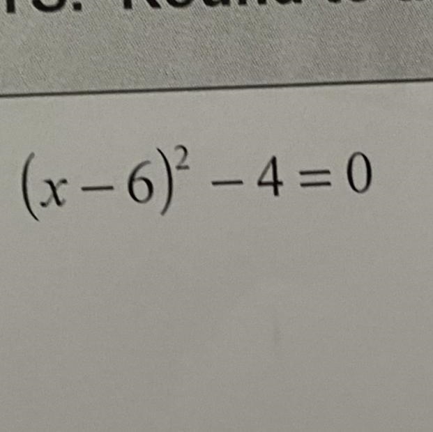 Solve equation using SQAURE ROOTS, show work. Round to the nearest hundredth if needed-example-1