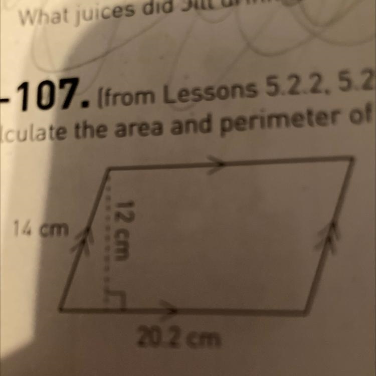 What is the area and perimeter for this ?-example-1