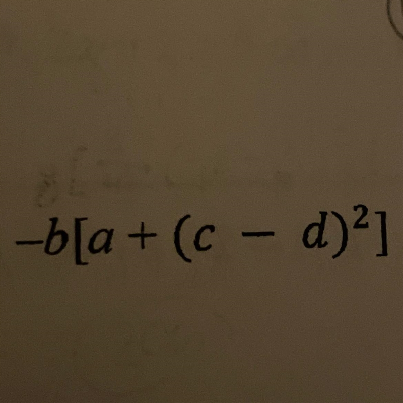 Evaluate the expression if a=3/4, b=-8, c=-2, and d=3-example-1