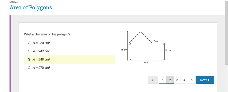 What is the area of the polygon?-example-1