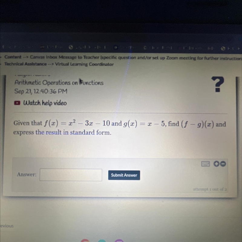 HELP ME RN PLS IF YK MATH arithmetic operations and function-example-1