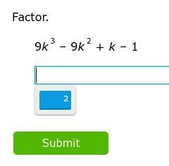 Factoring polynomials, Ill raise the amount of points for each question right-example-1