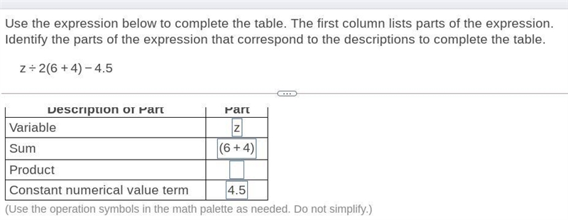 What goes in the last box? Please correct me if I'm wrong in any other boxes.-example-1