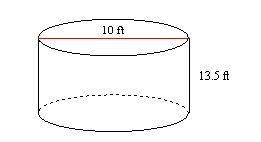 Find the surface area of the cylinder. Use 3.14 for π. Round your answer to the nearest-example-1