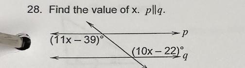 Answer to what the value of x is-example-1