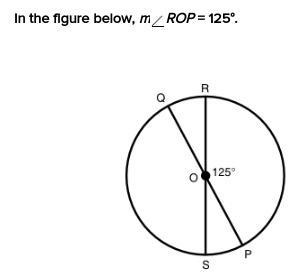 Find the measure of each arc. For each arc, write two or more complete sentences explaining-example-1