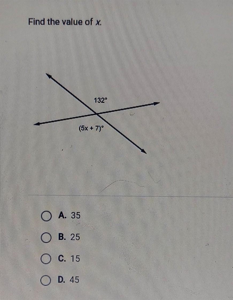 Please helpppppp and noooo linkssss Find the value of x.​-example-1