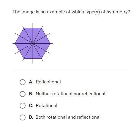 The image is an example of which type(s) of symmetry.-example-1