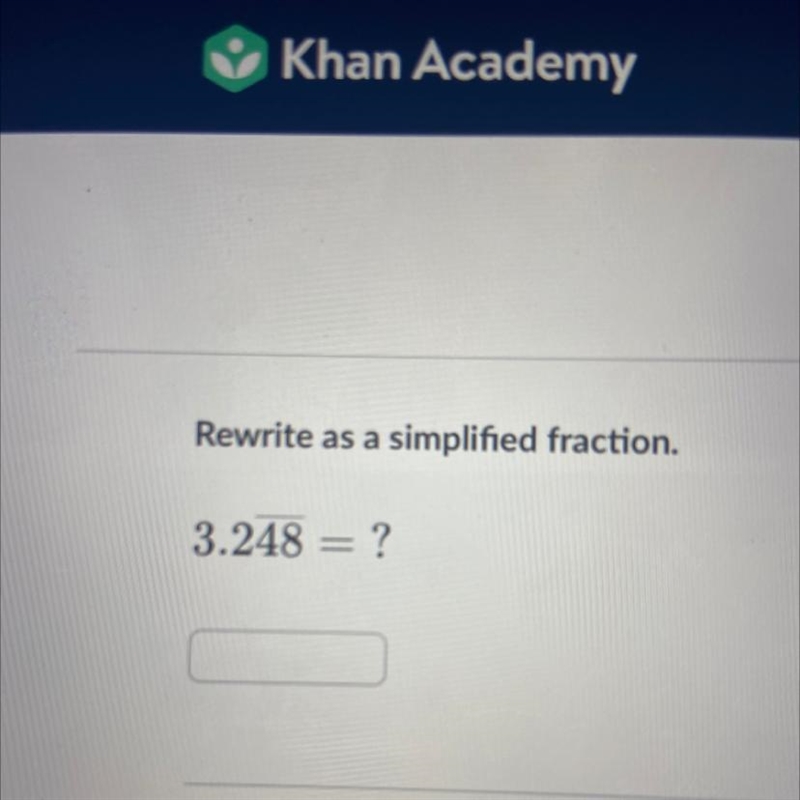 Rewrite as a simplified fraction. 3.2^48-example-1