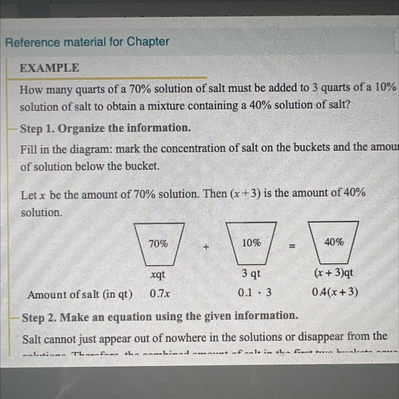 How much of an 8% solution should we use to make 100g of 3% solution?Please use the-example-1