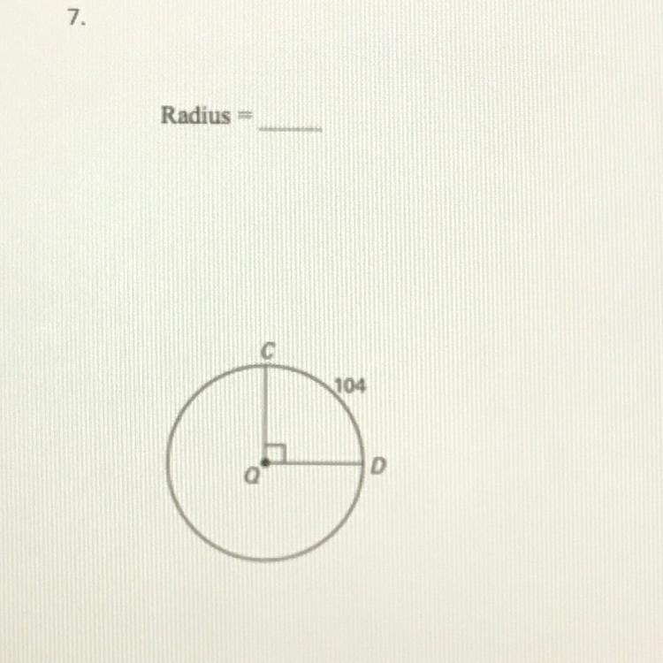 Find the radius. Show your work.-example-1