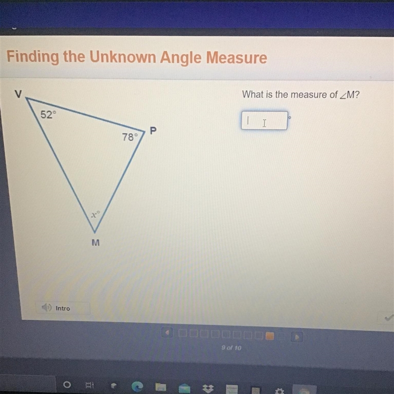 What is the measure of-example-1