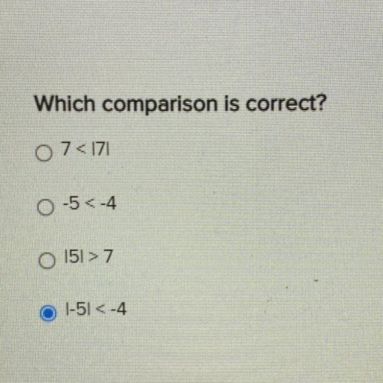 Which comparison is correct?-example-1