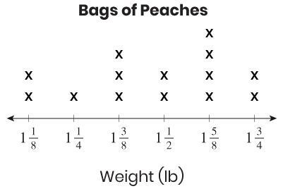 James and his family spend a morning picking peaches. They fill several bags. This-example-1