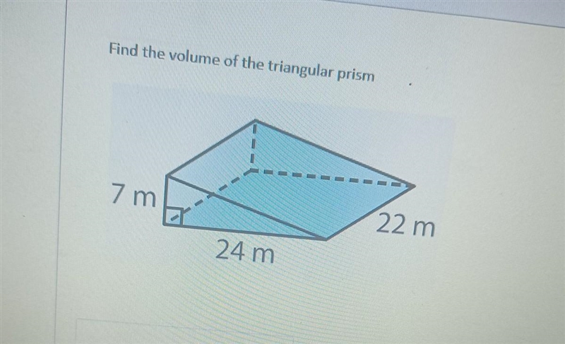 Find the volume of the triangular prism​-example-1