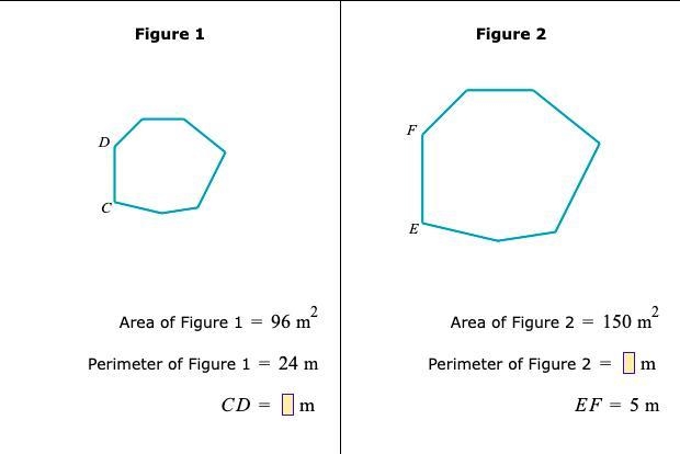 I NEED HELP ASAP! A pair of similar figures is given below. (Note: the figures are-example-1