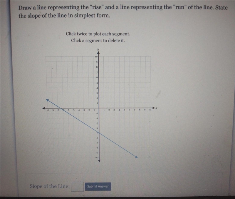 a Draw a line representing the "rise" and a line representing the &quot-example-1