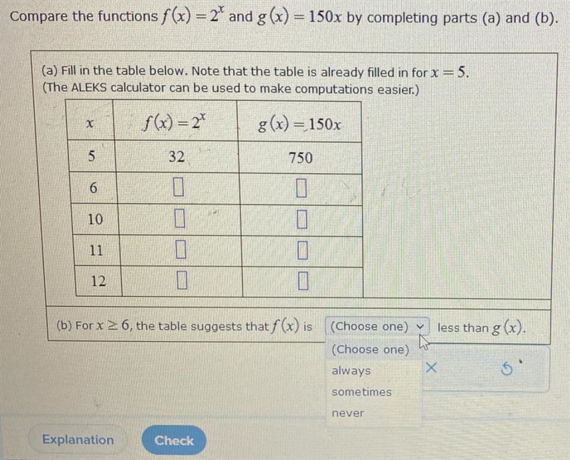 O NONLINEAR FUNCTIONSComparing linear, polynomial, and exponential functionsCompare-example-1