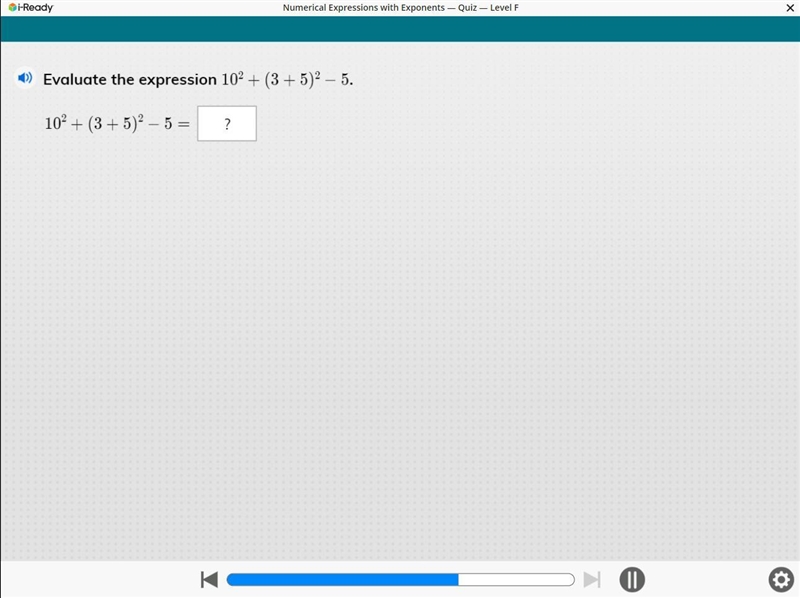 Evaluate the expression 10^2+(3+5)^2 - 5=-example-1