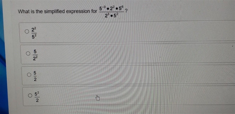 What is the simplified expression ​-example-1