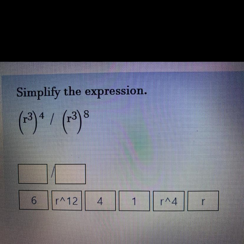 Simplify the expression. Help asap-example-1